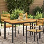 Placă de masă Maro 120 x 70 x 2 cm lemn masiv de acacia GartenMobel Dekor