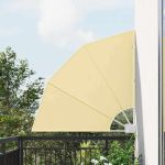 Ecran de intimitate pentru balcon Nisipiu 115 x 115 cm țesătură GartenMobel Dekor