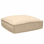 Pernă pentru șezut din paleți Bej 50 x 50 x 12 cm Tafeta Oxford GartenMobel Dekor