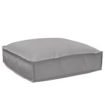 Pernă pentru șezut din paleți Gri 50 x 50 x 12 cm Tafeta Oxford GartenMobel Dekor