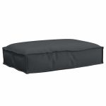 Pernă pentru șezut din paleți Negru 60 x 40 x 8 cm GartenMobel Dekor