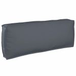 Pernă pentru spătar din paleți Antracit 120 x 40 x 12 cm GartenMobel Dekor