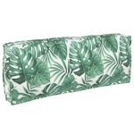 Pernă pentru spătar din paleți model frunze 120 x 40 x 12 cm GartenMobel Dekor