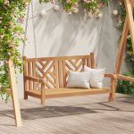Bancă swinging Altele Maro 114 x 60 x 64 cm Lemn masiv de tec GartenMobel Dekor