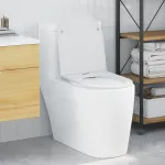 Toaletă cu eliberare rapidă Alb 44 x 36.4 x 3.4 cm Duroplast GartenMobel Dekor