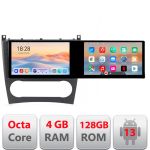 Navigatie Mercedes W203 CLC Kit-093 Edotec 2 ecrane  8 core 4+128 21.6 inch Incell android Wifi 5Ghz gps internet CarStore Technology