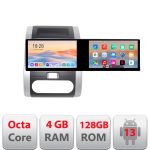 Navigatie Nissan X-trail old Kit-001 Edotec 2 ecrane  8 core 4+128 21.6 inch Incell android Wifi 5Ghz gps internet CarStore Technology