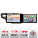 Navigatie Honda Fit 2014-2019 Edotec 2 ecrane  8 core 4+128 21.6 inch Incell android Wifi 5Ghz gps internet  Kit-fit-14 CarStore Technology