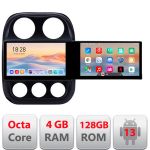 Navigatie Jeep Compass 2010-2016 Manual Kit-2500 Edotec 2 ecrane  8 core 4+128 21.6 inch Incell android Wifi 5Ghz gps internet 32 CarStore Technology