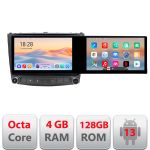 Navigatie Lexus IS 2005-2011 Kit- IS Edotec 2 ecrane  8 core 4+128 21.6 inch Incell android Wifi 5Ghz gps internet  C CarStore Technology