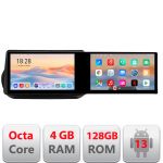 Navigatie Peugeot Bipper, Citroen Nemo, Fiat Qubo 2008-2017 Edotec 2 ecrane  8 core 4+128 21.6 inch Incell android Wifi 5Ghz gps internet  Kit-bipper CarStore Technology