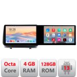 Navigatie Renault Clio 3 2005-2013 Edotec 2 ecrane  8 core 4+128 21.6 inch Incell android Wifi 5Ghz gps internet  Co CarStore Technology