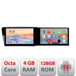 Navigatie Skoda Rapid Seat Toledo 2013+ Edotec 2 ecrane  8 core 4+128 21.6 inch Incell android Wifi 5Ghz gps internet  Kit-rapid v1 CarStore Technology