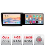 Navigatie Skoda Superb 2 Kit-Superb2 Edotec 2 ecrane  8 core 4+128 21.6 inch Incell android Wifi 5Ghz gps internet  Cor CarStore Technology