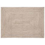 Covor Basketweave Natural și alb 140 x 200 cm Iută GartenMobel Dekor