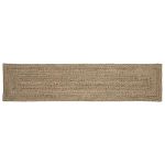 Covor Basketweave Natural și negru 60 x 300 cm Iută GartenMobel Dekor