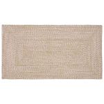 Covor Natural și alb 100 x 200 cm Iută GartenMobel Dekor