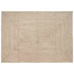 Covor Natural și alb 240 x 340 cm Iută GartenMobel Dekor