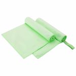 Prosoape Sport 2 pcs Verde 100 x 50 cm Poliester și poliamidă GartenMobel Dekor