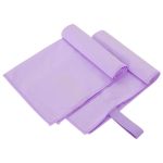 Prosoape Sport 2 pcs Violet 50 x 30 cm Poliester și poliamidă GartenMobel Dekor