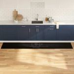 Covor de bucătărie Negru 300 x 60 cm Catifea GartenMobel Dekor