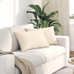 Perne pentru canapea 2 pcs Crem 60 x 40 cm GartenMobel Dekor