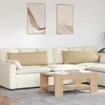 Perne pentru canapea 2 pcs Gri Verde 120 x 40 cm GartenMobel Dekor