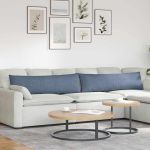 Perne pentru canapea 2 pcs albastru 145 x 40 cm GartenMobel Dekor