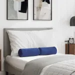 Perne Bolster 2 pcs Albastru Poliție Ø 15 x 40 cm GartenMobel Dekor