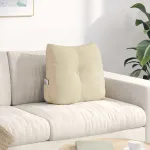Perna pentru spate Crem 45 x 24 x 50 cm țesătură GartenMobel Dekor