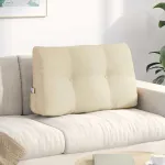 Perna pentru spate Crem 80 x 24 x 50 cm țesătură GartenMobel Dekor