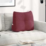 Perna pentru spate Roșu Vin 60 x 24 x 50 cm țesătură GartenMobel Dekor