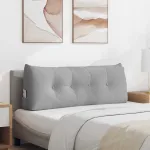 Perna pentru spate Gri nori 120 x 24 x 50 cm țesătură GartenMobel Dekor