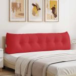 Perna pentru spate Roșu 180 x 24 x 50 cm țesătură GartenMobel Dekor