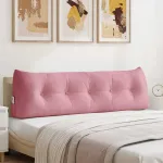 Perna pentru spate Roz 160 x 24 x 50 cm Catifea GartenMobel Dekor