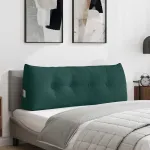 Perna pentru spate Verde închis 120 x 24 x 50 cm țesătură GartenMobel Dekor