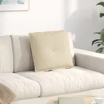 Perna pentru spate Crem 200 x 19 x 50 cm țesătură GartenMobel Dekor