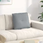 Perna pentru spate Gri deschis 50 x 19 x 45 cm țesătură GartenMobel Dekor