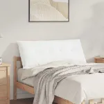 Perna pentru spate Alb 120 x 19 x 50 cm țesătură GartenMobel Dekor