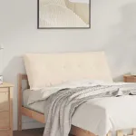 Perna pentru spate Bej 120 x 50 cm Țesătură din microfibră GartenMobel Dekor