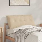 Perna pentru spate Crem 200 x 19 x 50 cm țesătură GartenMobel Dekor