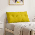 Perna pentru spate Galben 100 x 50 cm Țesătură din corduroy GartenMobel Dekor