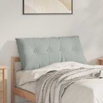 Perna pentru spate Gri deschis 100 x 50 cm GartenMobel Dekor