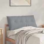 Perna pentru spate Gri deschis 200 x 19 x 50 cm țesătură GartenMobel Dekor