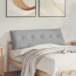 Perna pentru spate Gri nori 140 x 19 x 50 cm țesătură GartenMobel Dekor