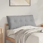 Perna pentru spate Gri nori 200 x 19 x 50 cm țesătură GartenMobel Dekor