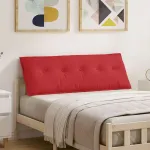 Perna pentru spate Roșu 140 x 19 x 50 cm țesătură GartenMobel Dekor