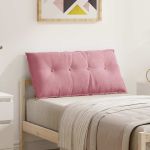 Perna pentru spate Roz 100 x 50 cm Țesătură din corduroy GartenMobel Dekor