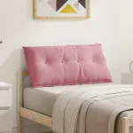 Perna pentru spate Roz 100 x 50 cm Țesătură din corduroy GartenMobel Dekor