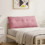 Perna pentru spate Roz 120 x 50 cm Țesătură din corduroy GartenMobel Dekor